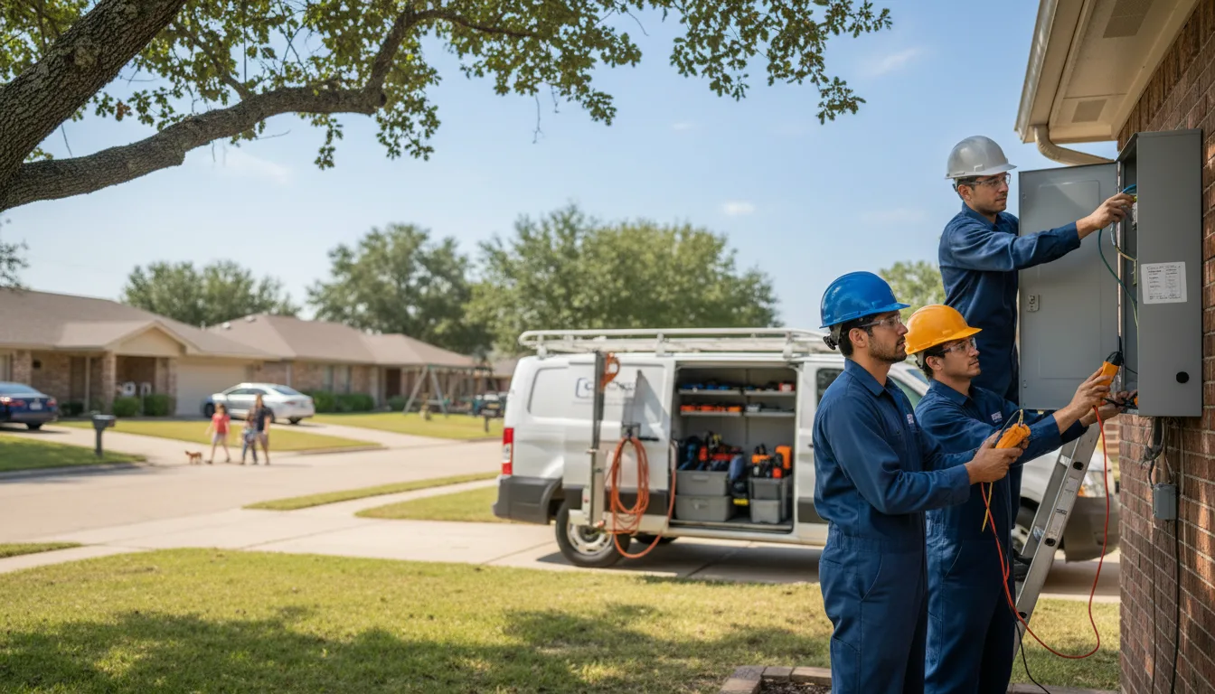 Certified electrician providing emergency electrical services in Cullom, IL